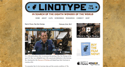Desktop Screenshot of linotypefilm.com